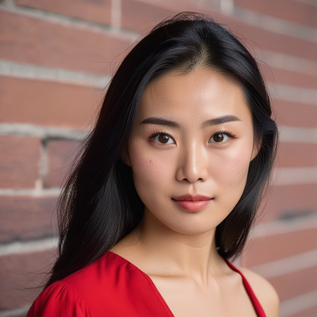 训练图示例2:虚构成年女性